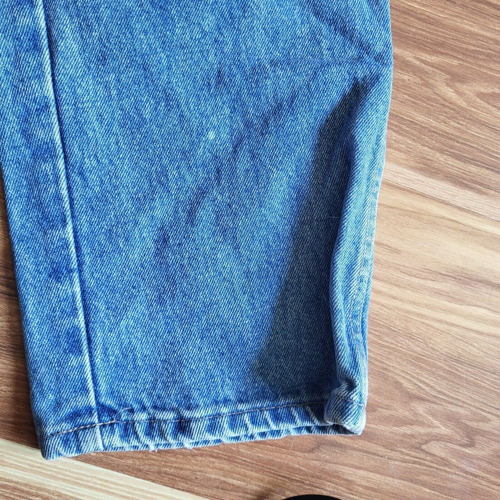 Vintage 80s Mom Jeans Calvin Klein 35x30 High Waisted Med Wash 38 USA Denim - Picture 14 of 16